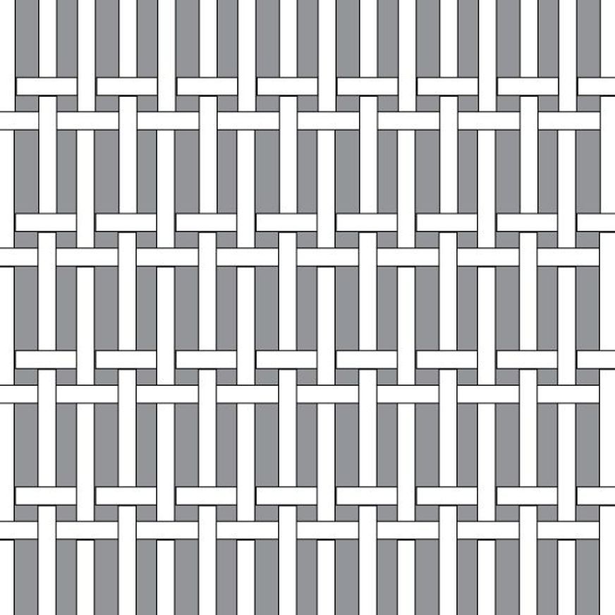 Oxford Hand Woven Rectangular Plain Vertical Grilles