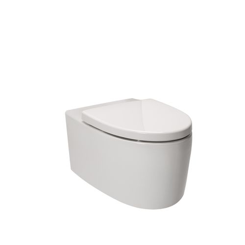 Grande Wall Hung Toilet Pan & Seat