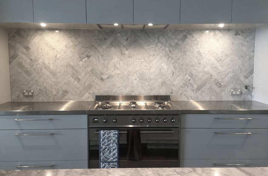 Grey Kitchen Splashback