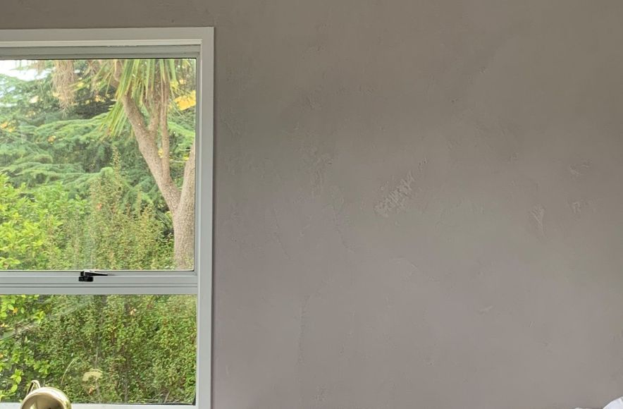 Master Bedroom - Grey Feature Wall
