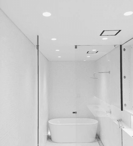 HB1010/250 Frameless Square Grill for Bathroom Extract Fans