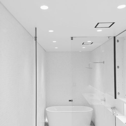 HB1010/250 Frameless Square Grill for Bathroom Extract Fans