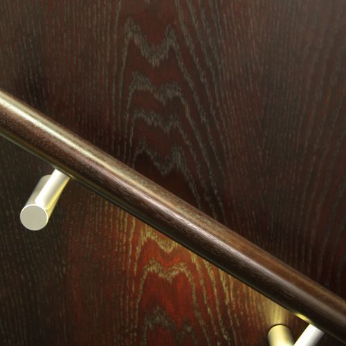 HB525 Stair Rail Bracket with Wiring Capability for Handrails