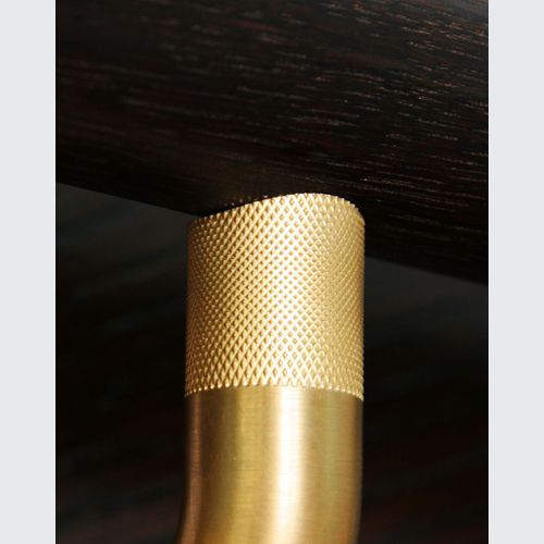 HB580 Knurled Solid Bronze Stair Rail Bracket for Handrails