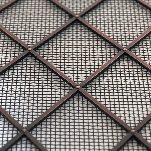 Oxford Hand Assembled Diamond Grille With Pinheads