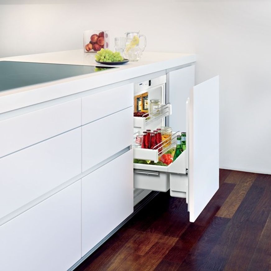 Integrated Under Counter Pull out Bar Fridge W.600 by Liebherr