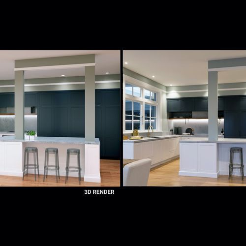Kitchen render design service