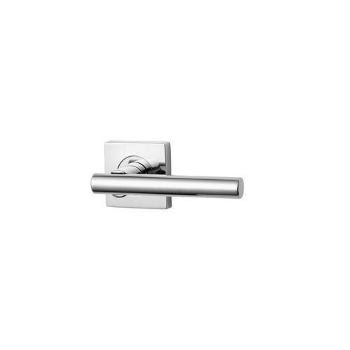Lockwood 1420 Square Series Brass Door Handles