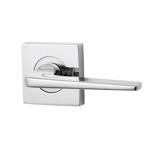 Lockwood 1420 Square Series Brass Door Handles