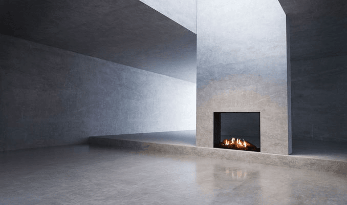 MODE Tall Gas Fireplace