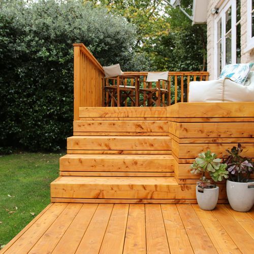 Macrocarpa Decking