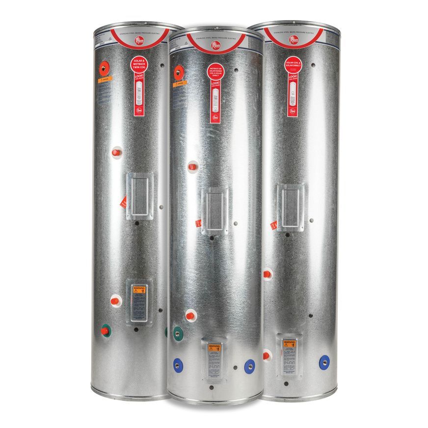 Mains Pressure SS Coil Electric Hot Water Cylinder
