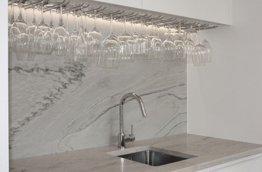 Minimalist White Kitchen