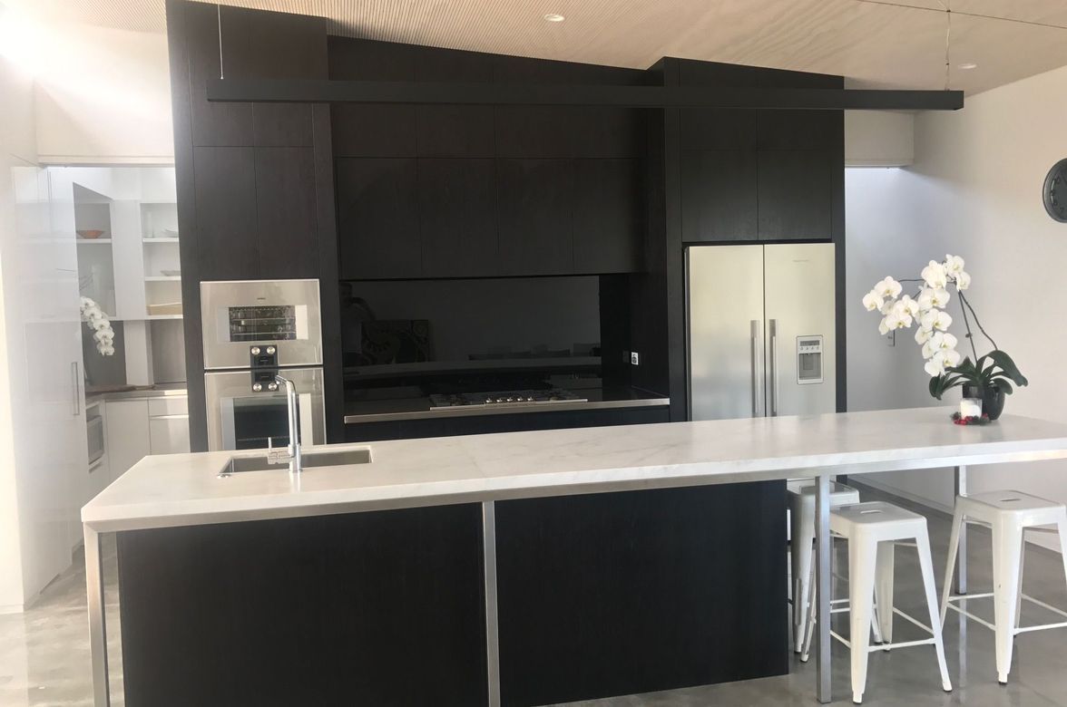 Modern Dark Veneer Kitchen