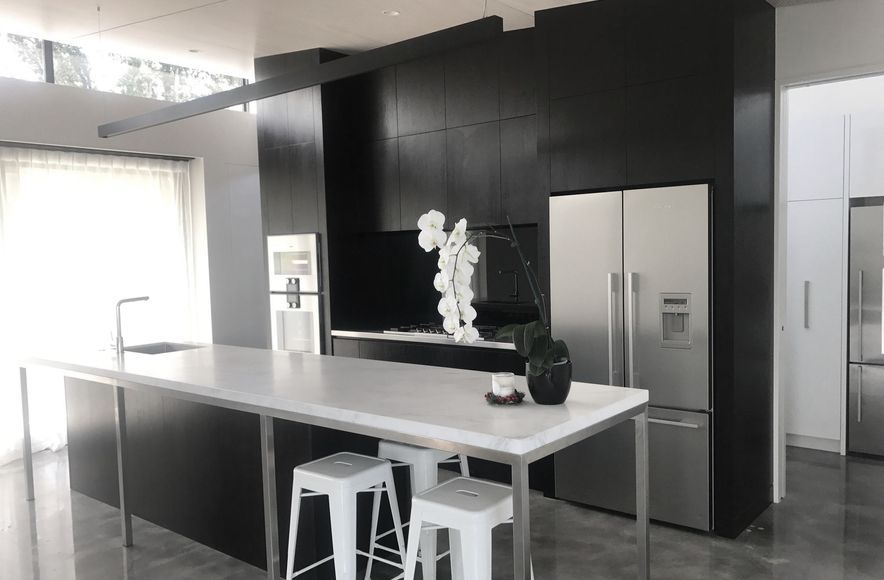 Modern Dark Veneer Kitchen