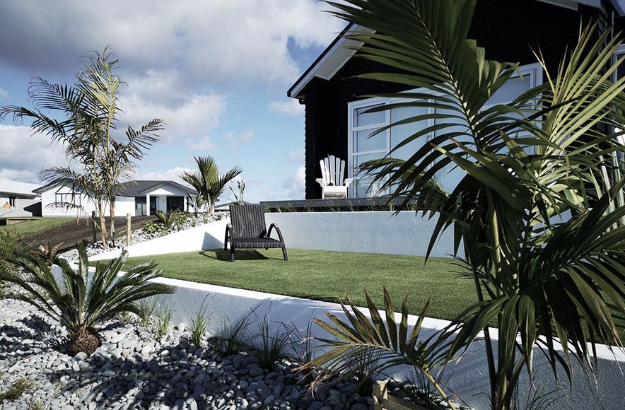 Modern tropical Landscape