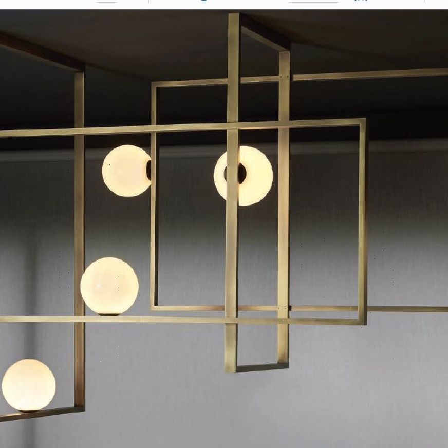 Mondrian Glass Ceiling Light
