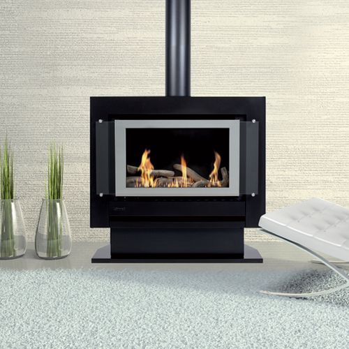 Rinnai Neo Freestanding Plinth Gas Fireplace 