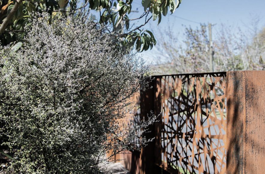 New Rusty Fence