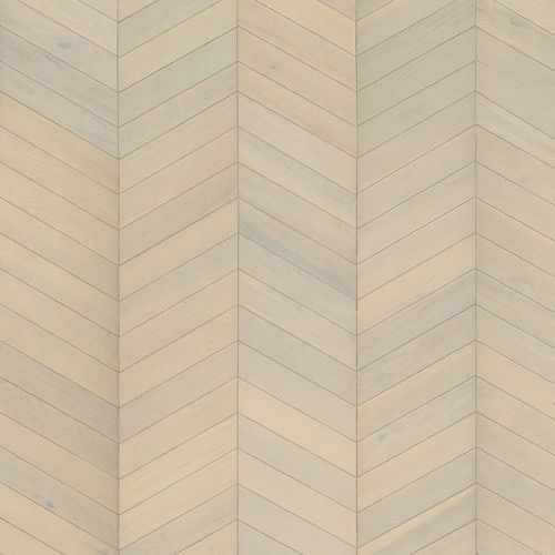 Oak Chevron White Wood Flooring