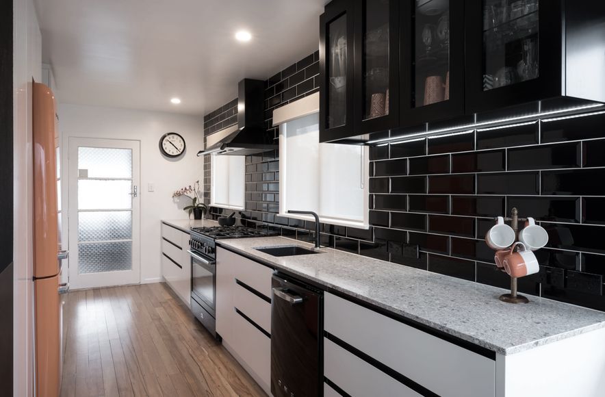Orange Retro Kitchen