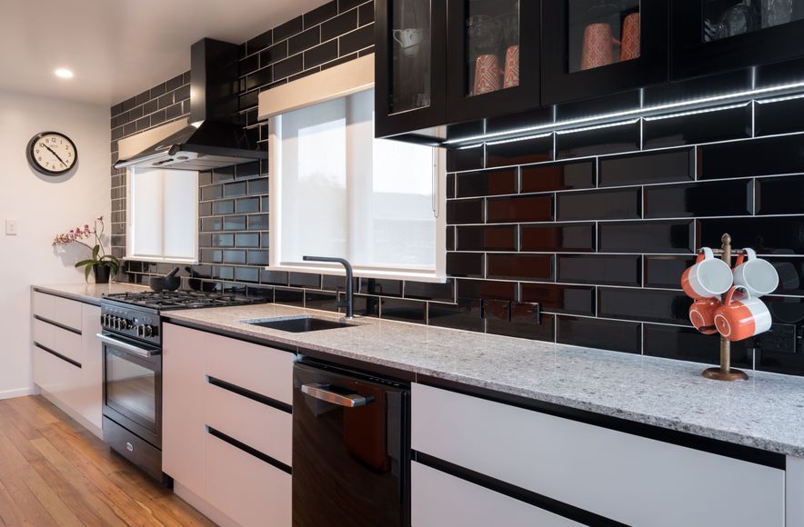 Orange Retro Kitchen