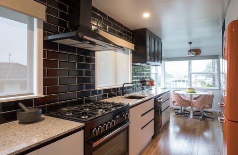 Orange Retro Kitchen