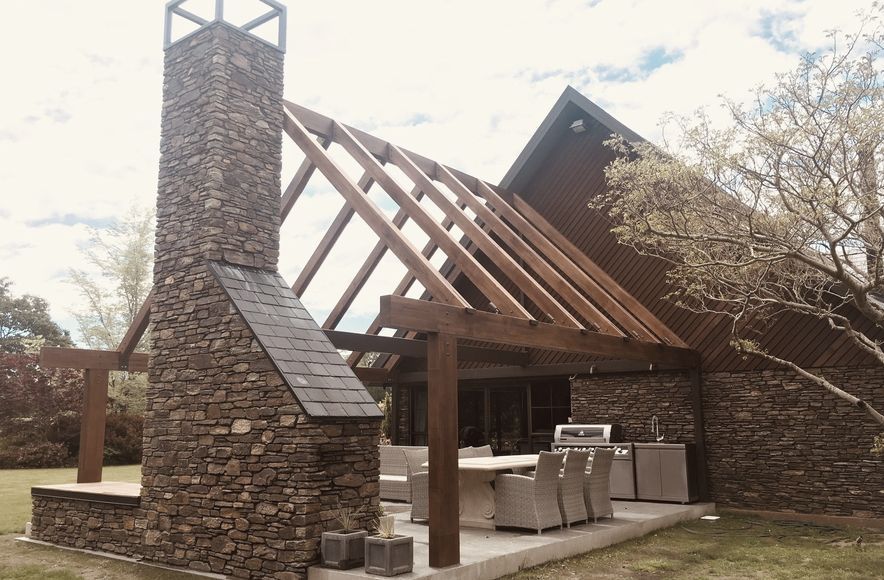 Outdoor Fire Patio Extension