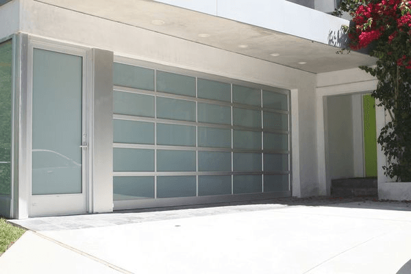 Panoramic Glazed Sectional Garage Door
