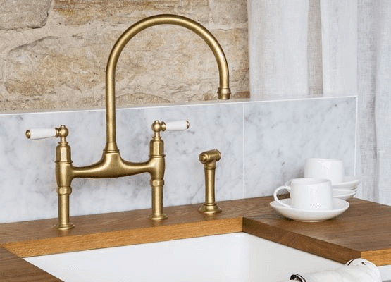 Perrin & Rowe Ionian Kitchen Tap Mixer With Spray Rinse