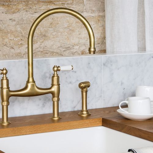 Perrin & Rowe Ionian Kitchen Tap Mixer With Spray Rinse
