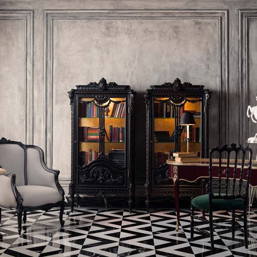 Piano Vitrin Bar Cabinet