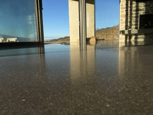 Standard Finish Polished Concrete Floors - Beach House Range