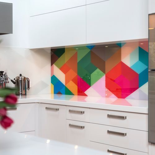 Printed Glass Splashback