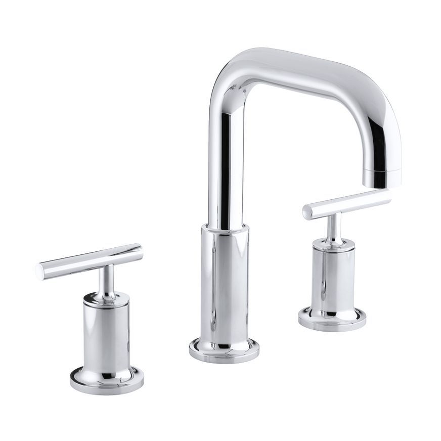 Purist Hob Mount Bath Set
