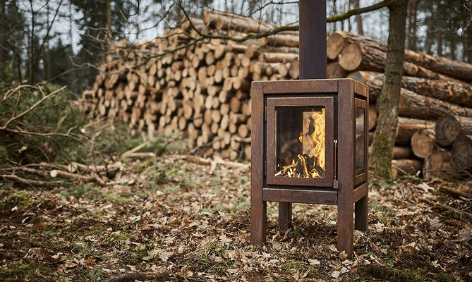 Quaruba by RB73 Outdoor Wood Stove