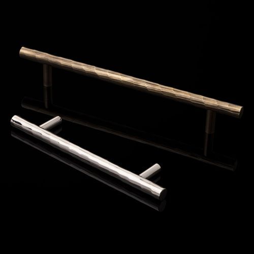 Joseph Giles Rolled & Hammered Solid Brass Cabinet Handle