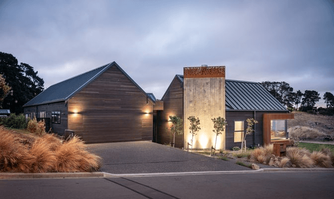 Horizontal Rusticated Cedar Weatherboards