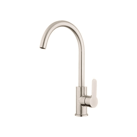 Stainless Gooseneck Sink Mixer - Cold Start