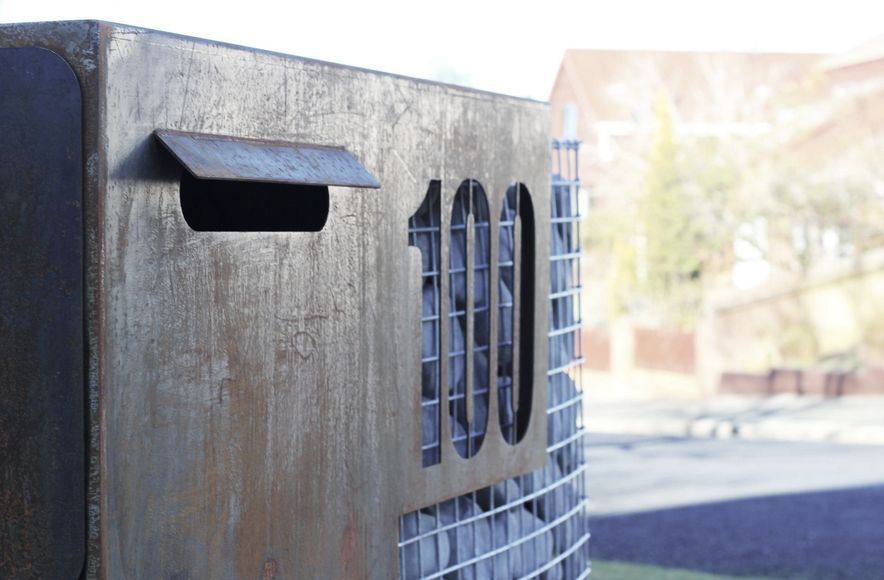 Steel Mail Box