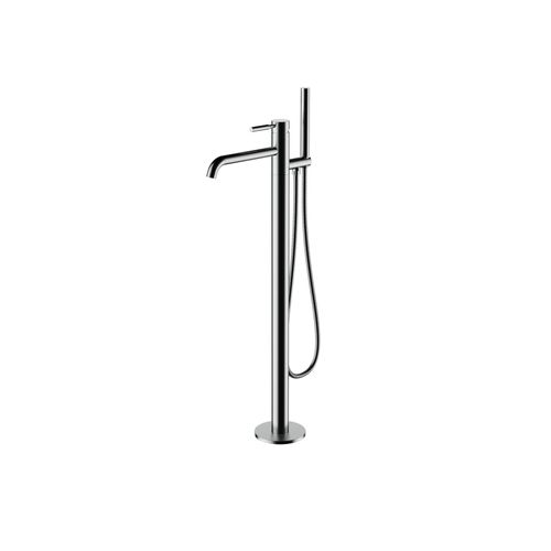 Swiss Floor Mount Bath Filler & Handshower