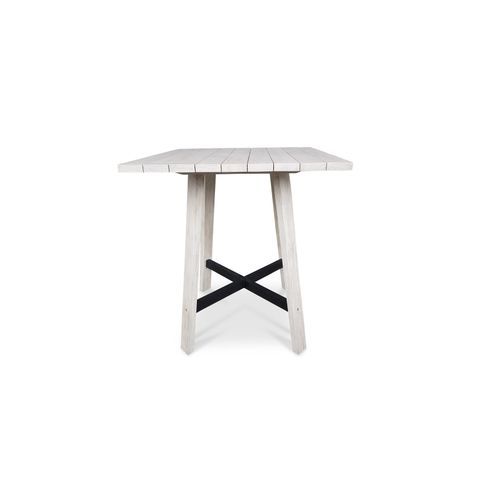 Tele Aged Teak Outdoor Bar Table 