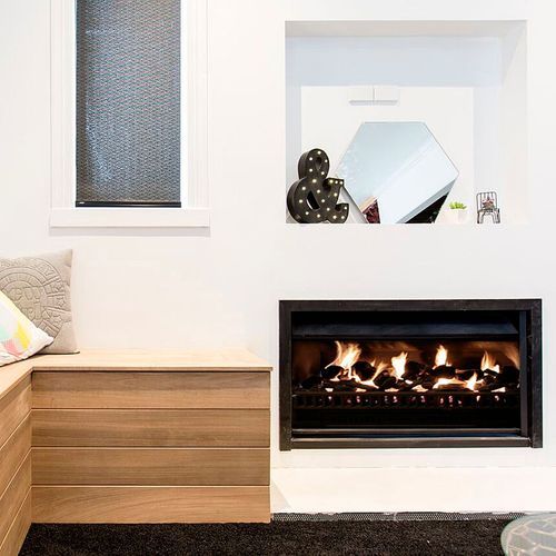 Thermoflow Open Gas Fireplace