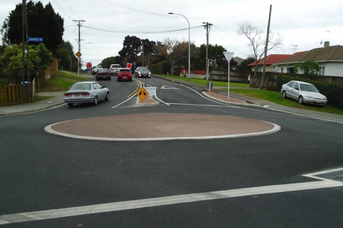 Traffic Islands - Mt Wellington