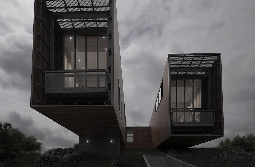 Two Hulls House
