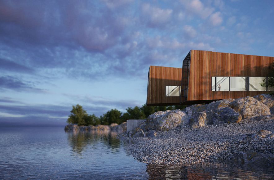 Two Hulls House