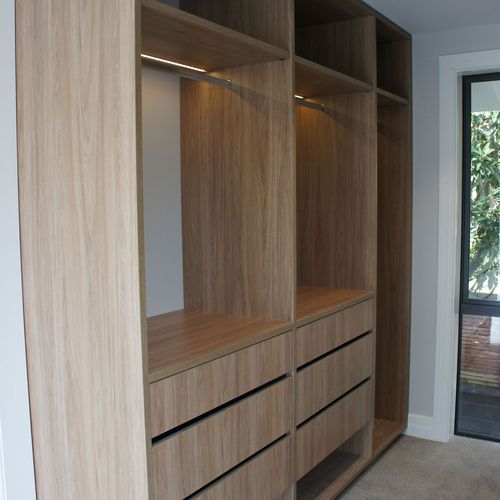 Urban Baroque Woodgrain Melamine Wardrobe