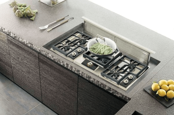 Wolf 90cm Rear Riser Downdraft System