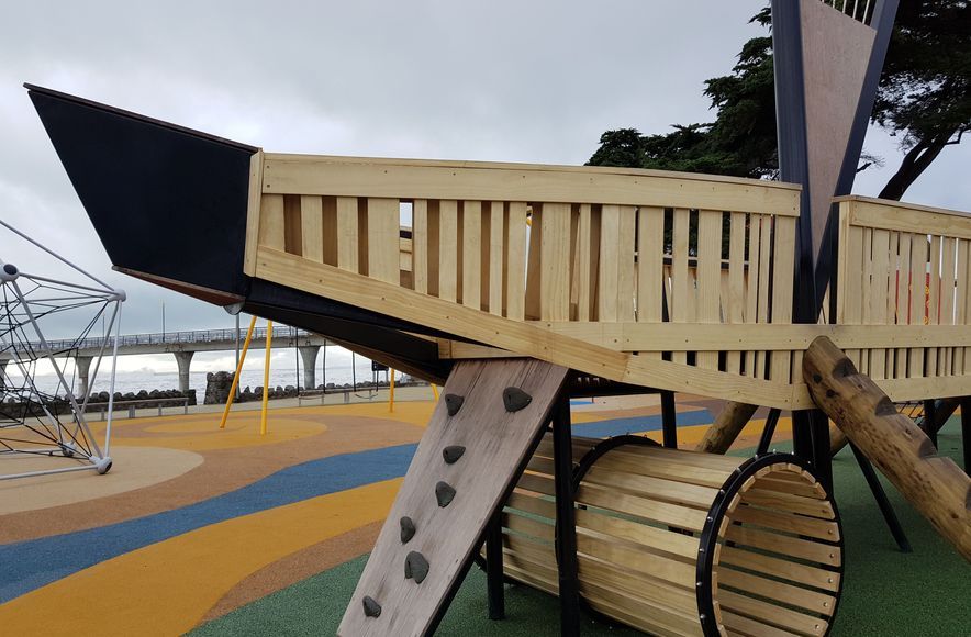 Waka Playground using Accoya, New Brighton, Christchurch
