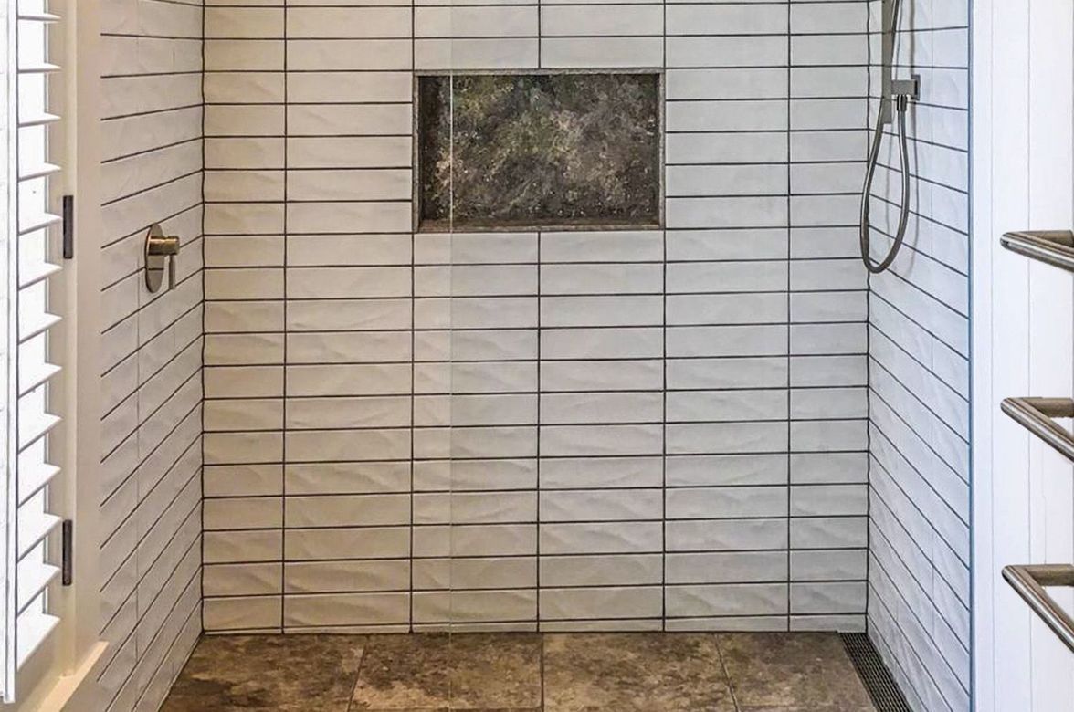 White Tiled Bathroom
